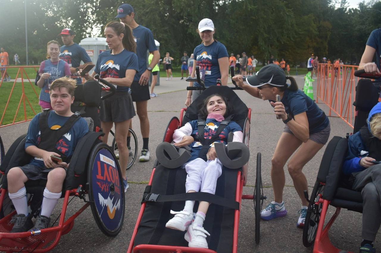 Team Hoyt Denver rider athlete on race day