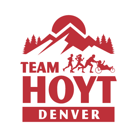 Team Hoyt Denver logo rendered entirely in red on white