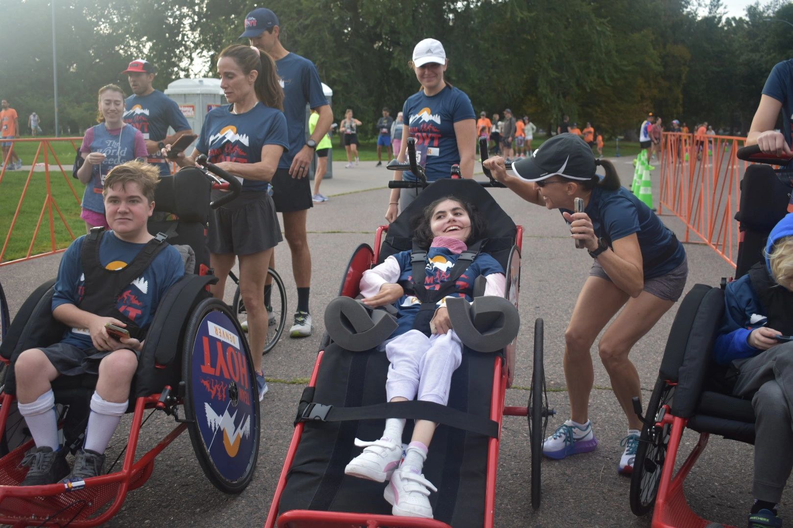 Team Hoyt Denver rider athlete on race day