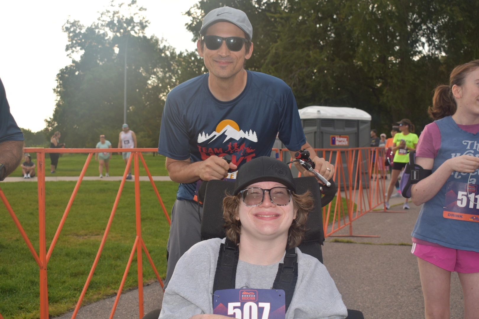 Team Hoyt Denver athlete and runners