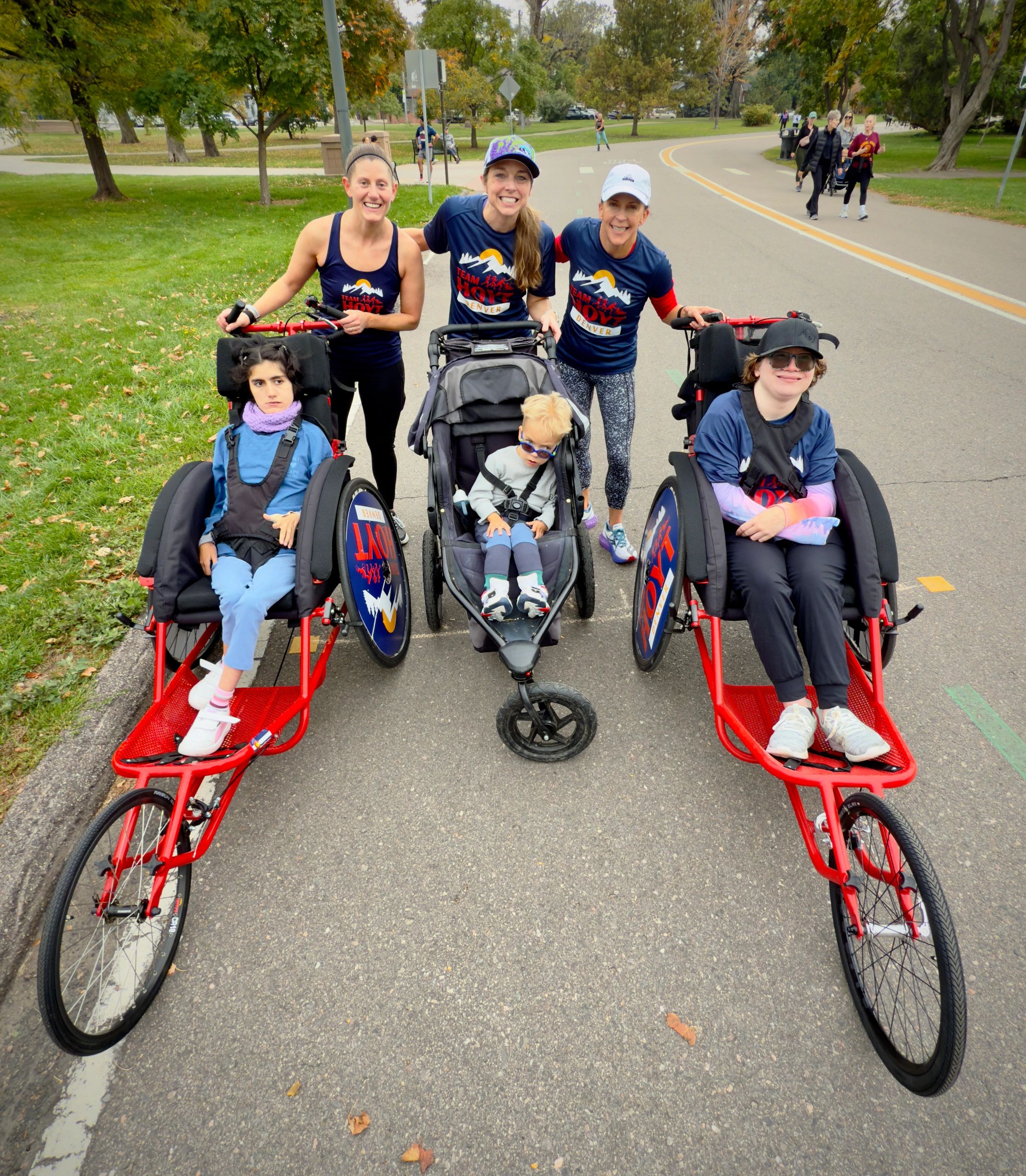Team Hoyt Denver race day photo