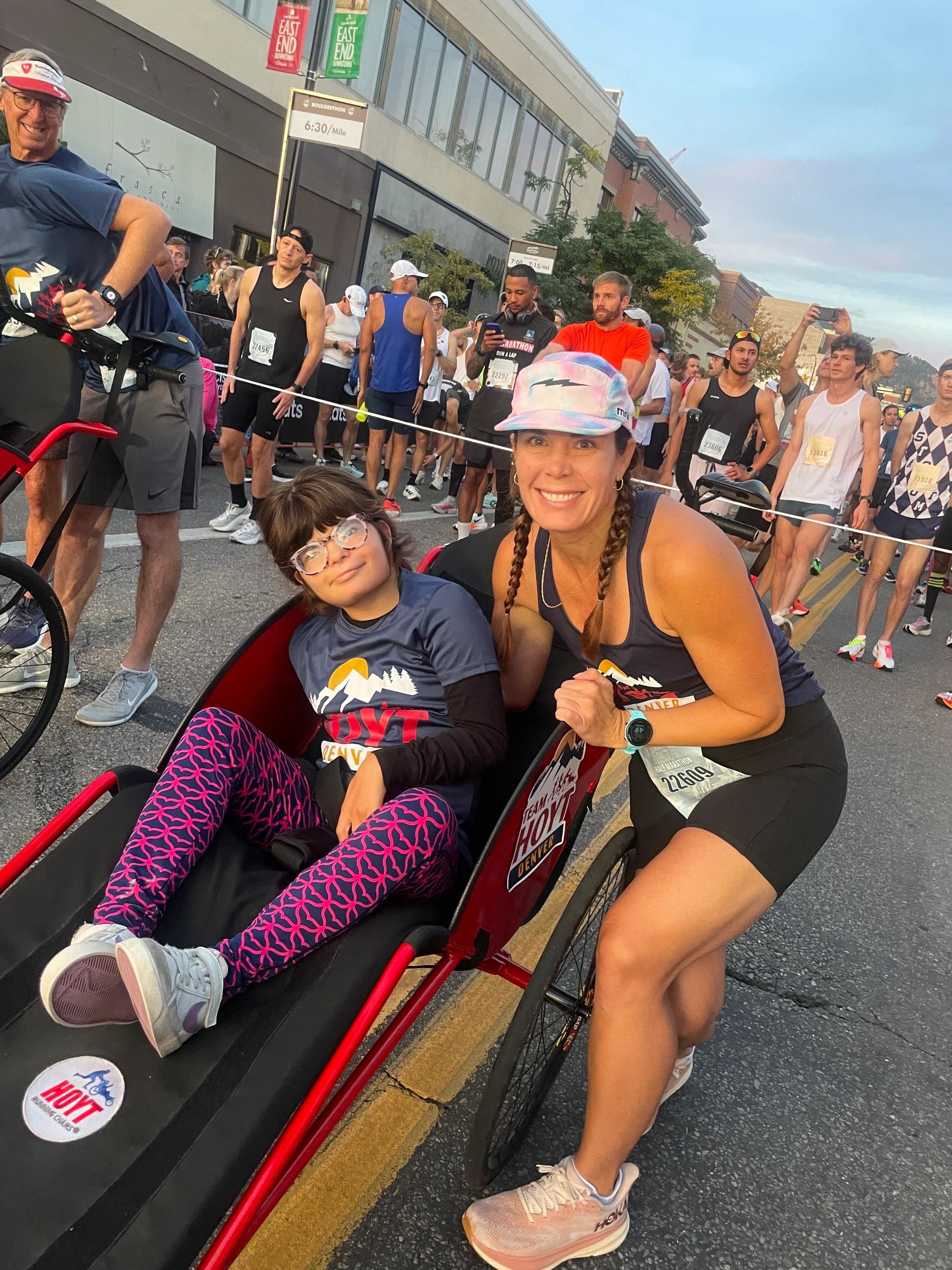 Team Hoyt Denver community race moment