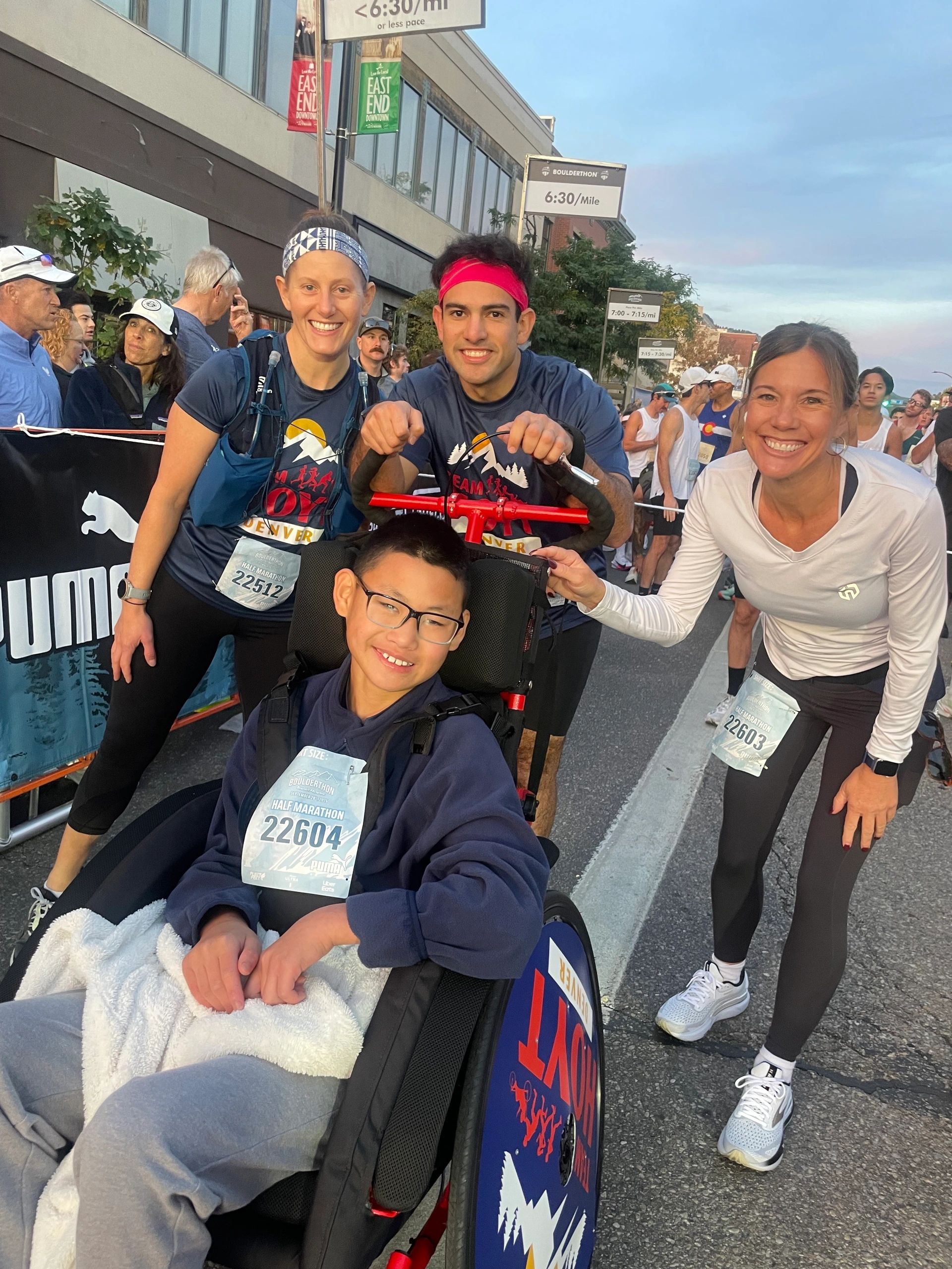 Team Hoyt Denver runner and rider athlete